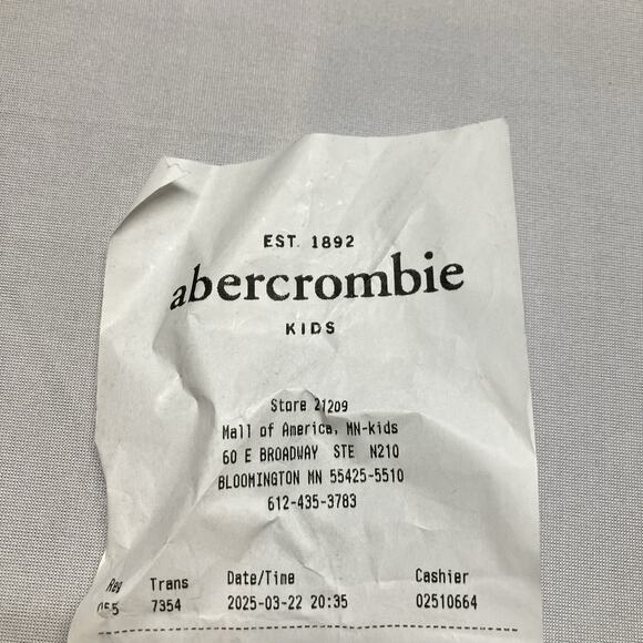 abercrombie kids Girls Low Rise Bootcut Jeans Size 5/6 Regular Y2K Medium Wash - Picture 10 of 10